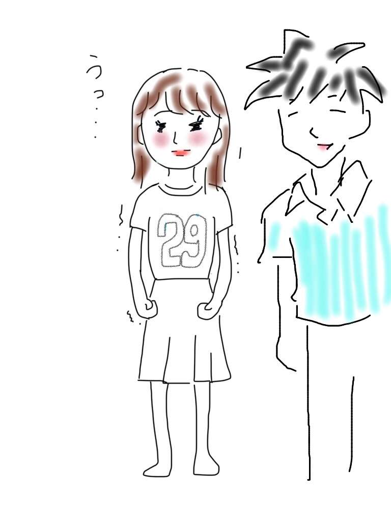 私の横に彼氏を描いて下さい…!