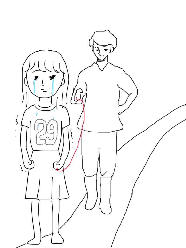 私の横に彼氏を描いて下さい…!