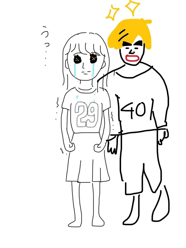 私の横に彼氏を描いて下さい…!