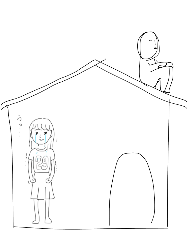 私の横に彼氏を描いて下さい…!