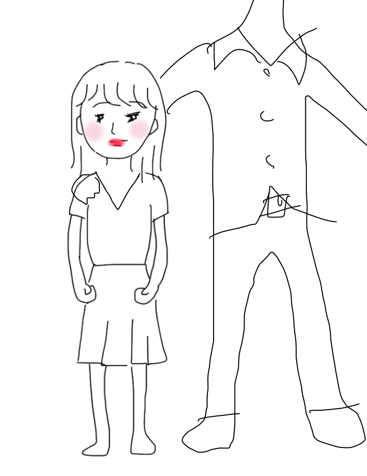 私の横に彼氏を描いて下さい…!