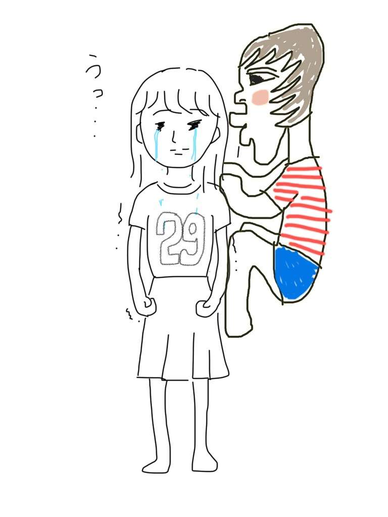 私の横に彼氏を描いて下さい…!