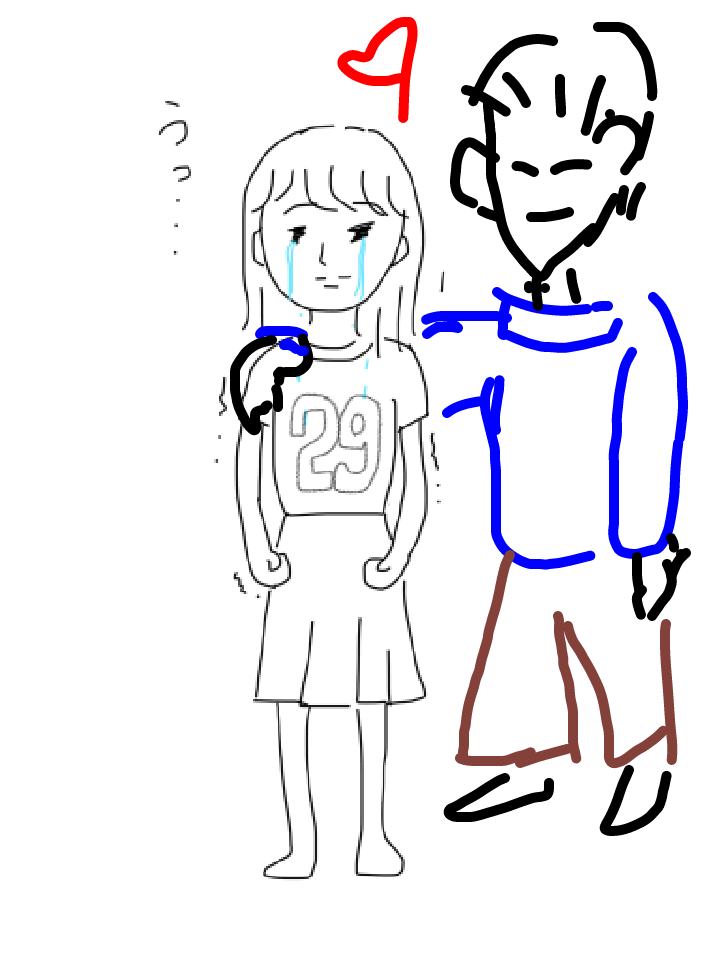 私の横に彼氏を描いて下さい…!