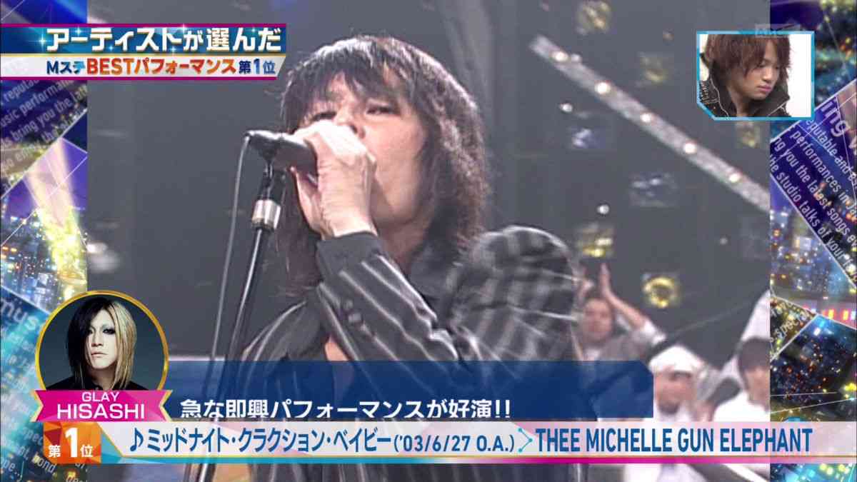 Mステに出演中の芸能人画像