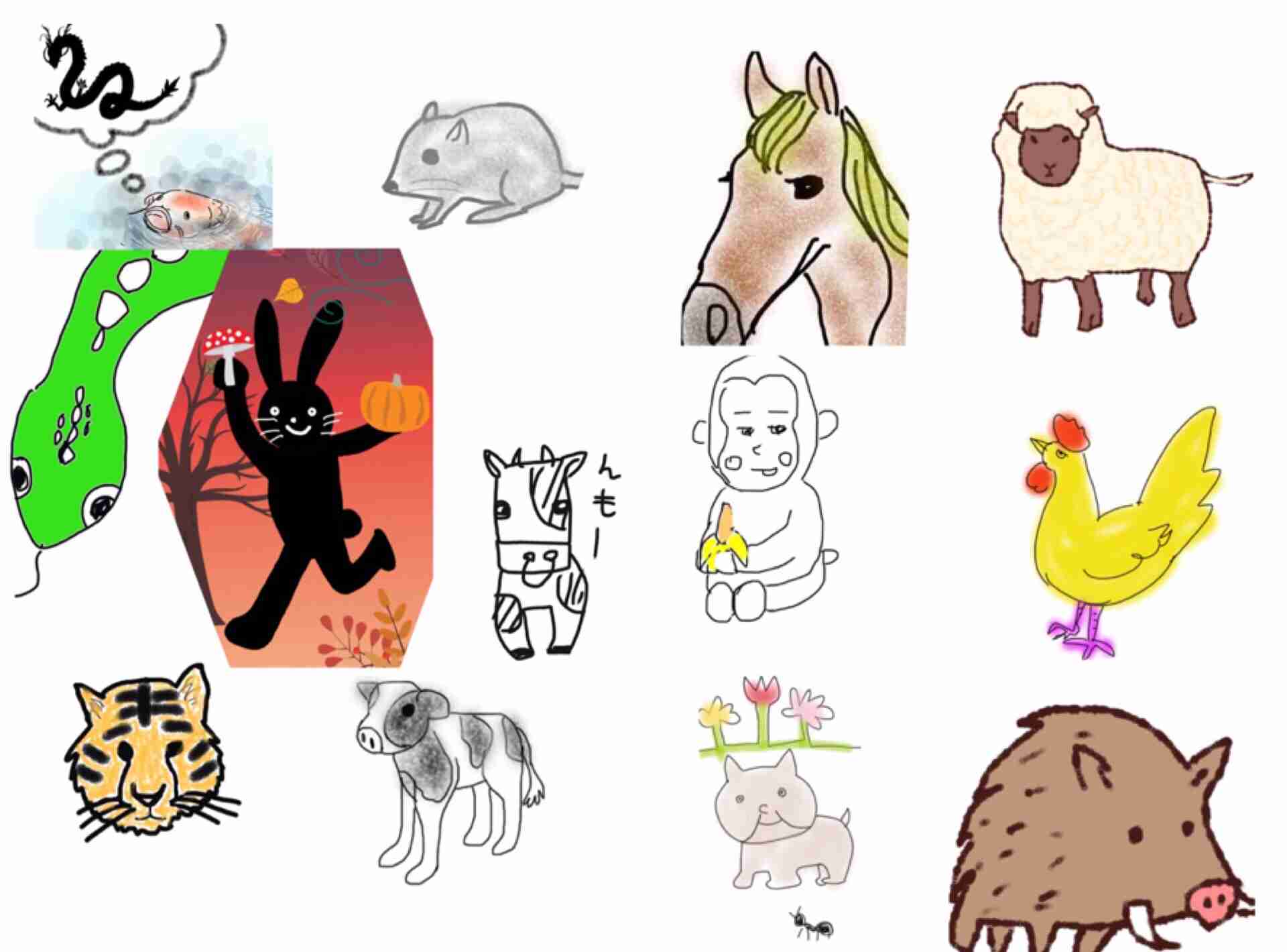 生き物を描こう！