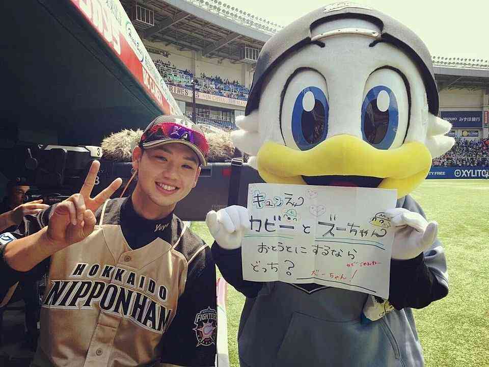 野球選手と球団マスコットの画像を貼っていくトピ