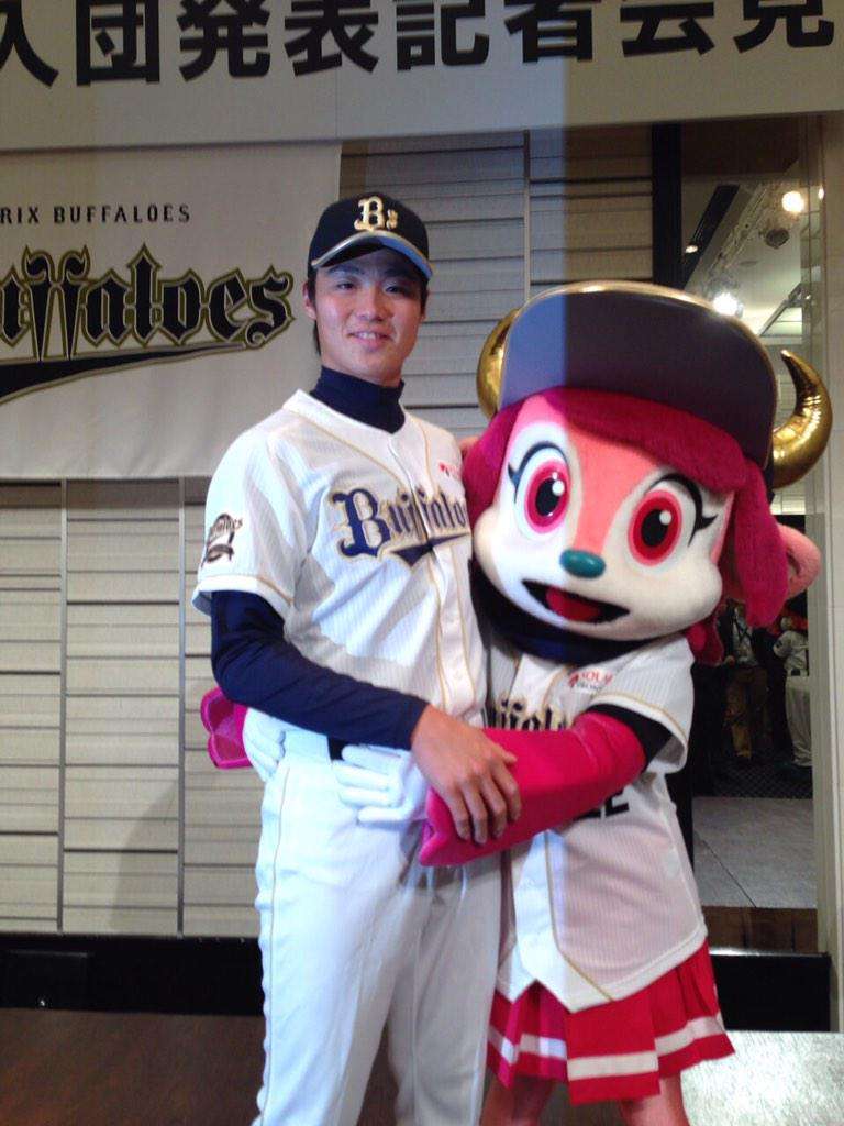 野球選手と球団マスコットの画像を貼っていくトピ