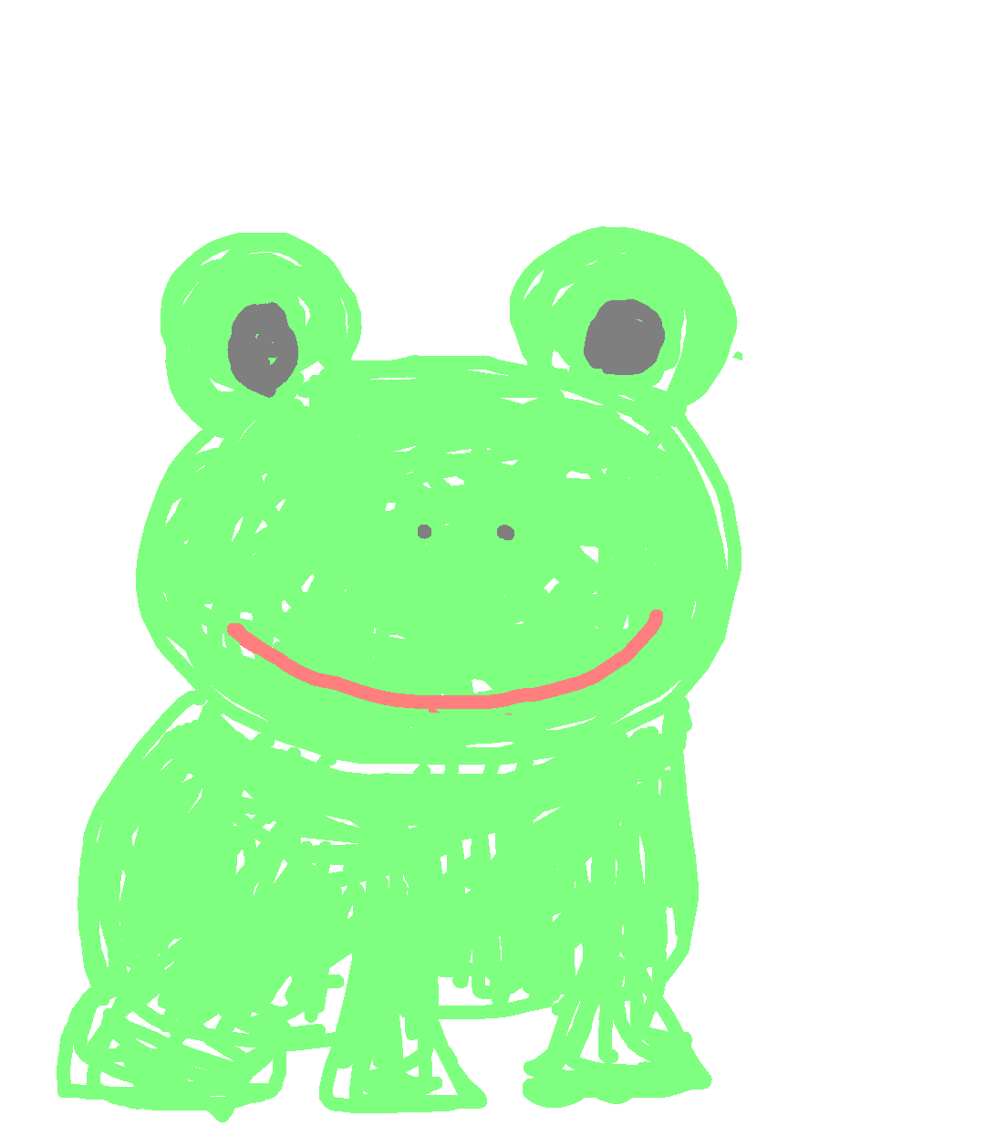 絵の上手い人に自分の絵に赤ペンいれて指導してもらうトピ     