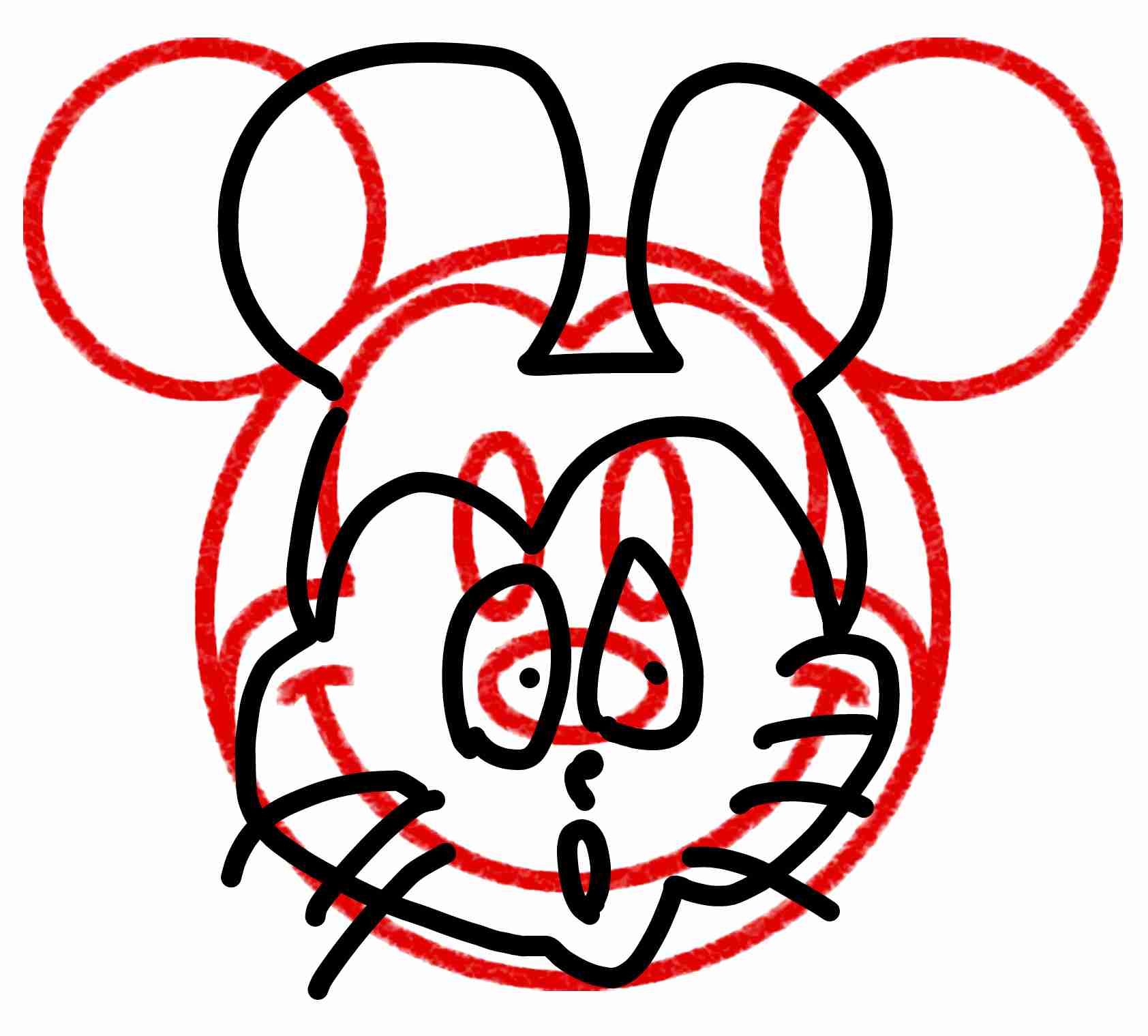 絵の上手い人に自分の絵に赤ペンいれて指導してもらうトピ     