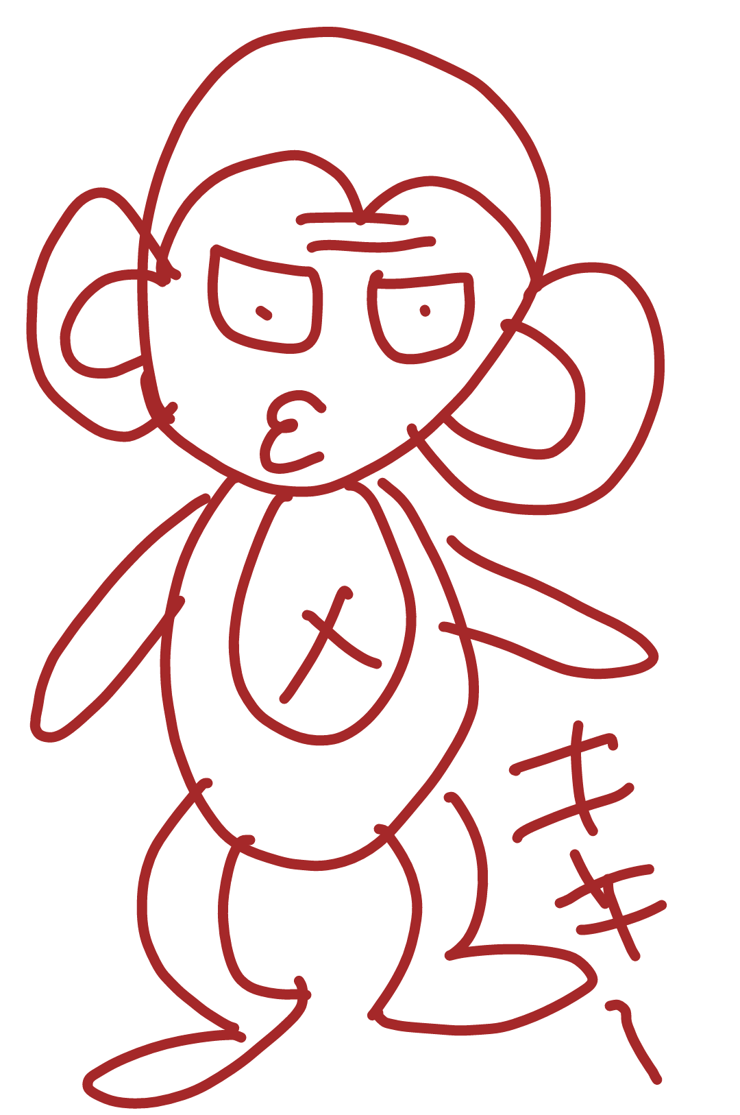 絵の上手い人に自分の絵に赤ペンいれて指導してもらうトピ     