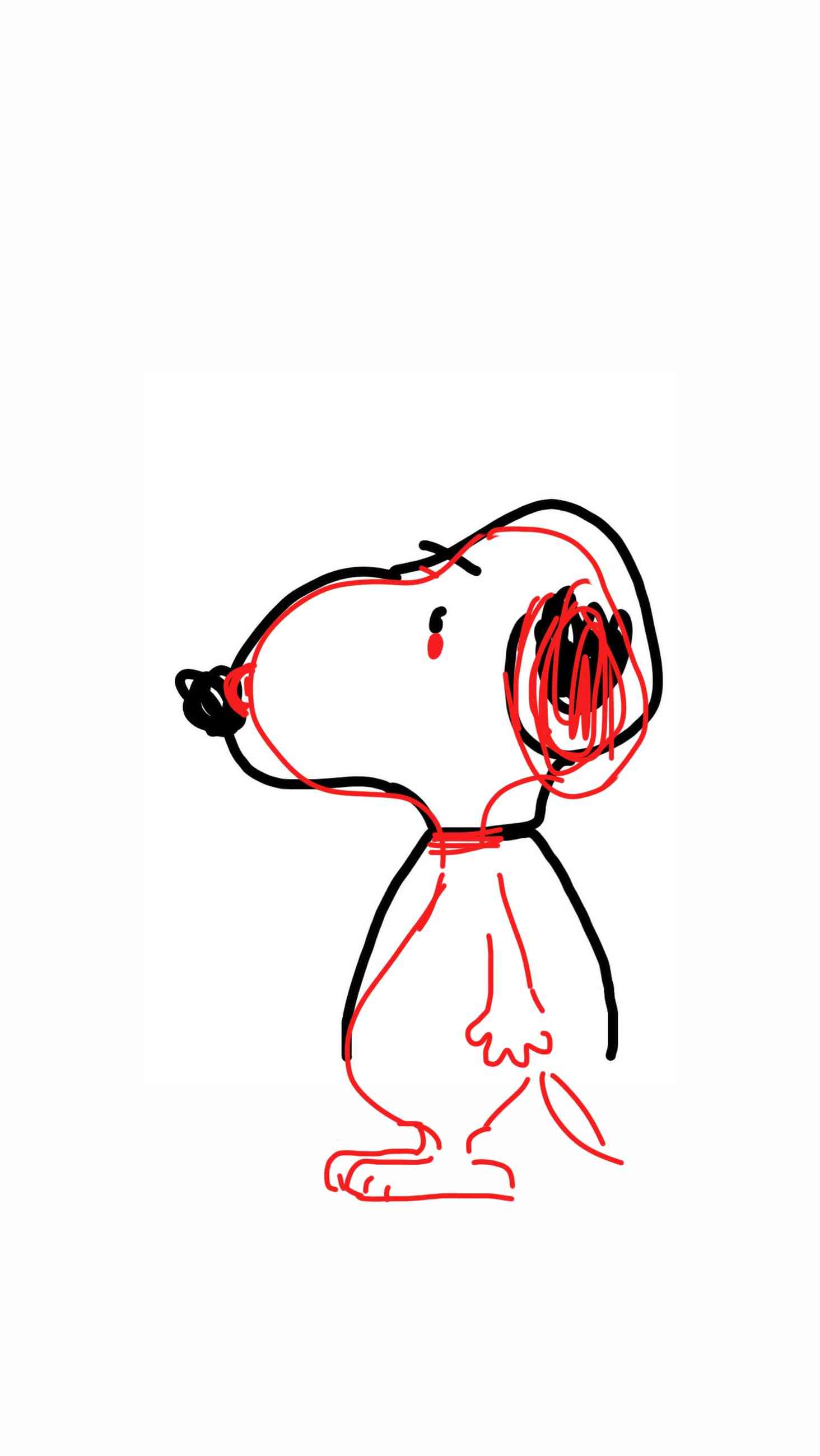 絵の上手い人に自分の絵に赤ペンいれて指導してもらうトピ     