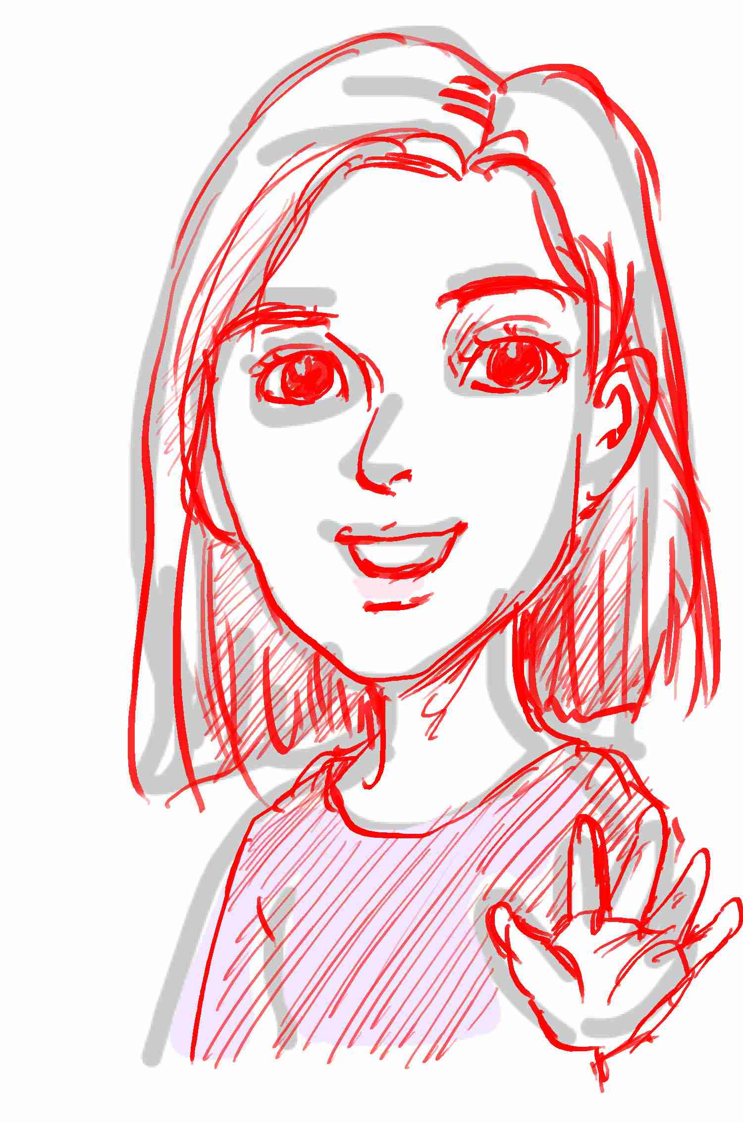 絵の上手い人に自分の絵に赤ペンいれて指導してもらうトピ     