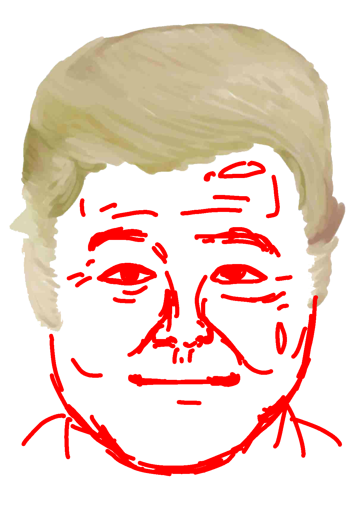 絵の上手い人に自分の絵に赤ペンいれて指導してもらうトピ     