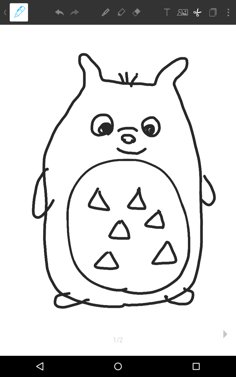 絵の上手い人に自分の絵に赤ペンいれて指導してもらうトピ     