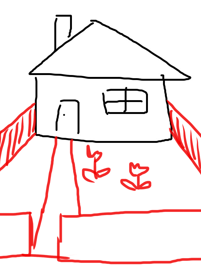 絵の上手い人に自分の絵に赤ペンいれて指導してもらうトピ     