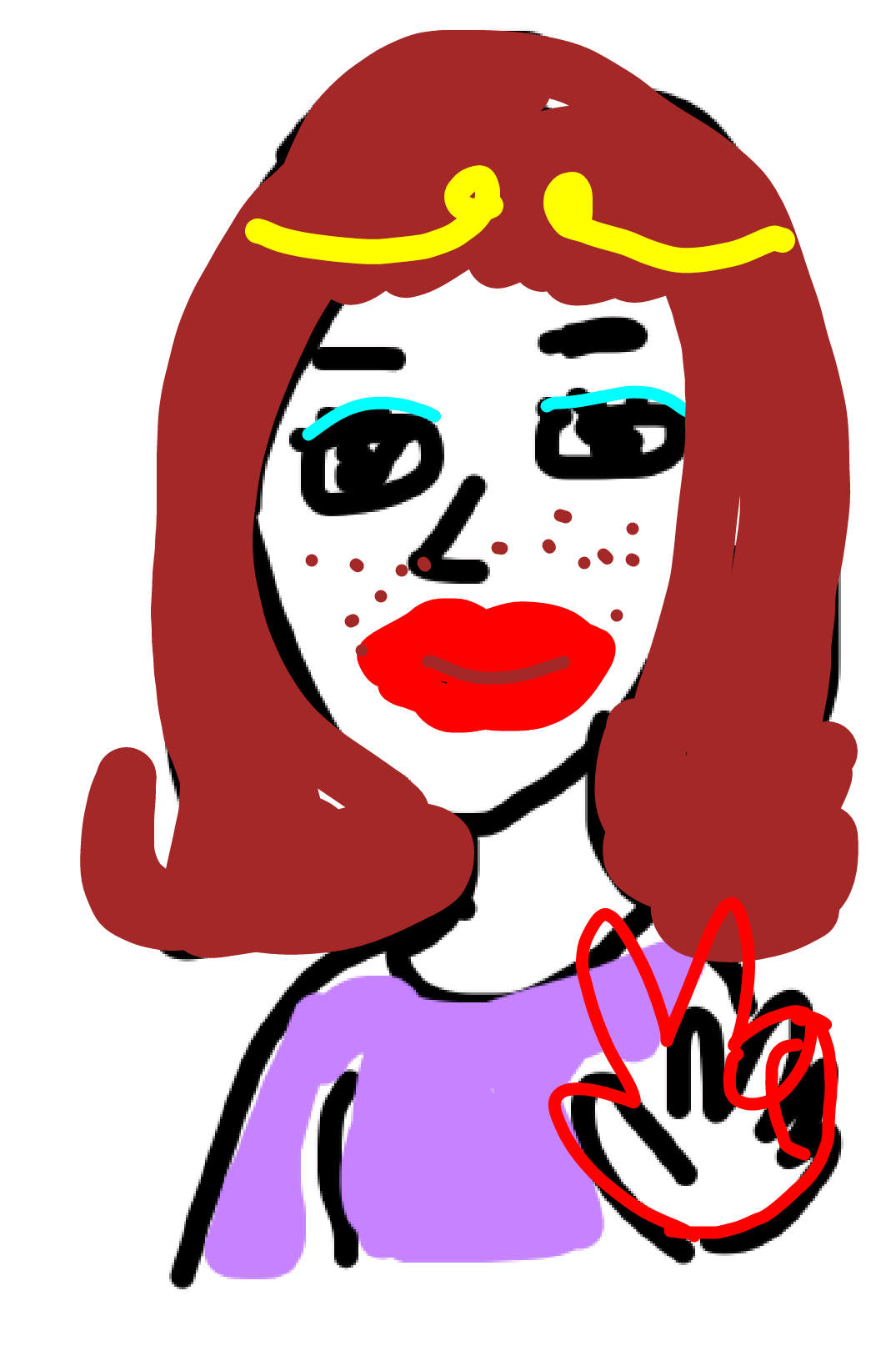 絵の上手い人に自分の絵に赤ペンいれて指導してもらうトピ     