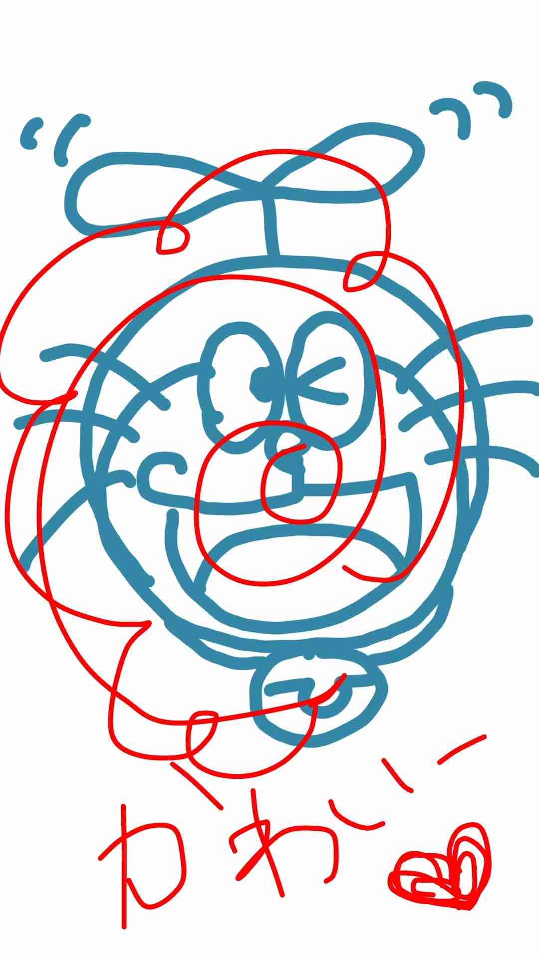 絵の上手い人に自分の絵に赤ペンいれて指導してもらうトピ     