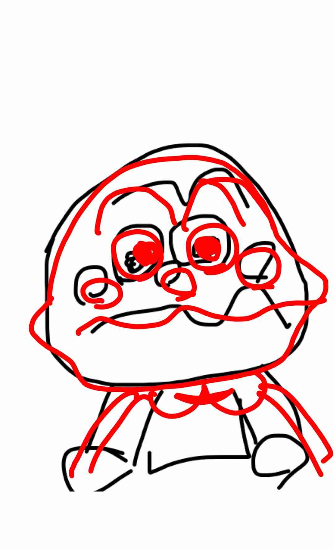 絵の上手い人に自分の絵に赤ペンいれて指導してもらうトピ     