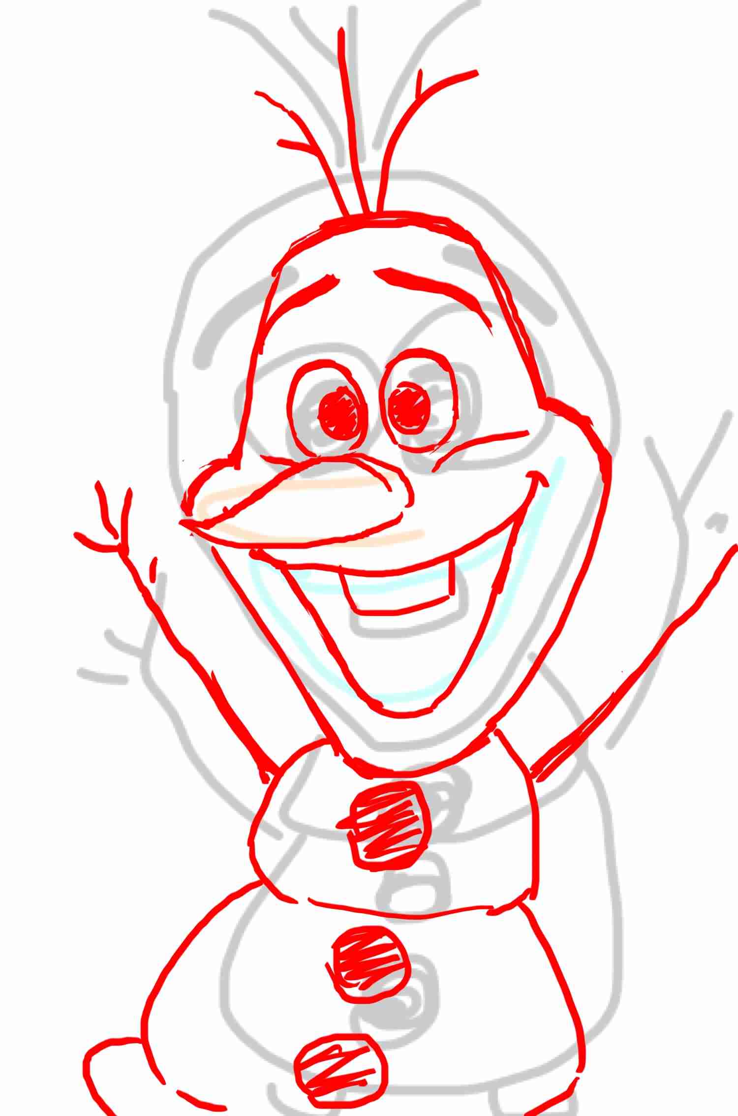 絵の上手い人に自分の絵に赤ペンいれて指導してもらうトピ     