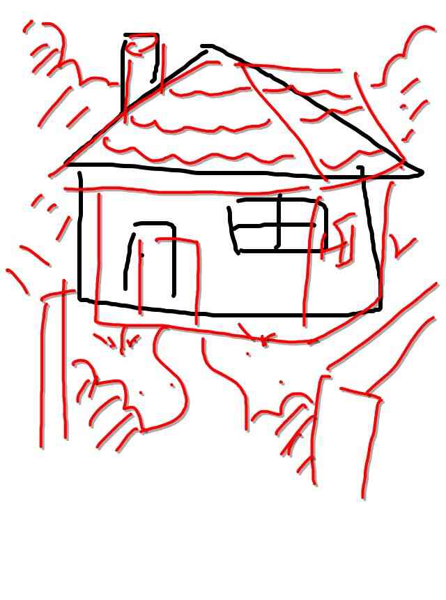 絵の上手い人に自分の絵に赤ペンいれて指導してもらうトピ     