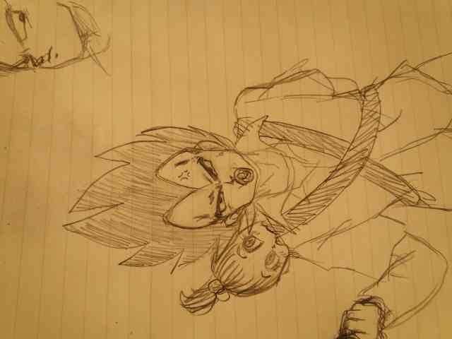絵の上手い人に自分の絵に赤ペンいれて指導してもらうトピ     