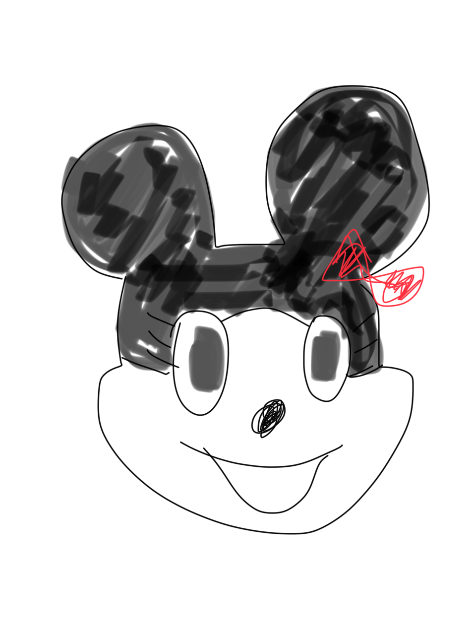 絵の上手い人に自分の絵に赤ペンいれて指導してもらうトピ     