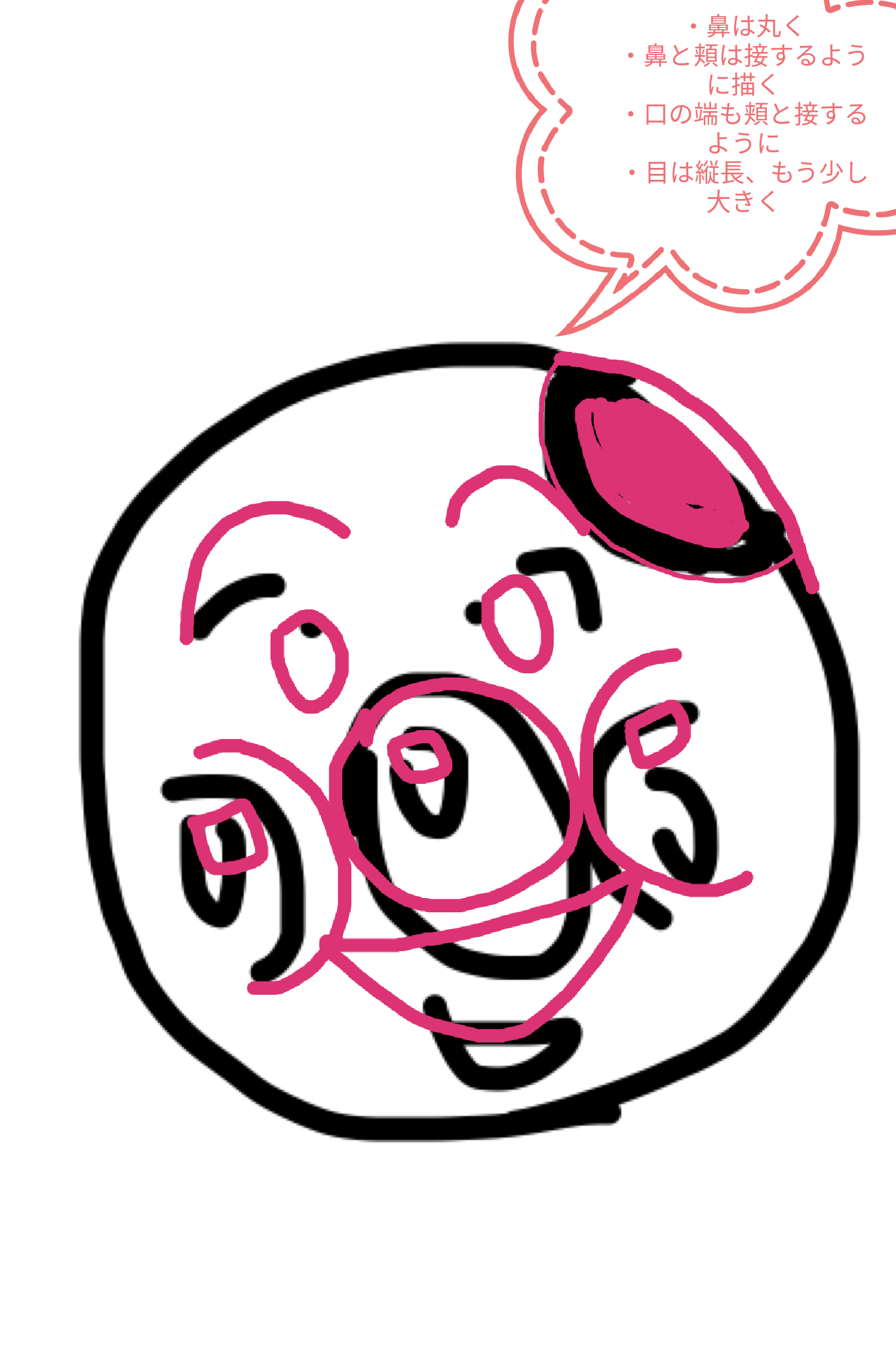 絵の上手い人に自分の絵に赤ペンいれて指導してもらうトピ     