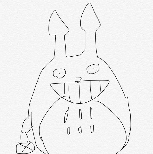 ジブリのキャラクターを記憶だけで描くトピ