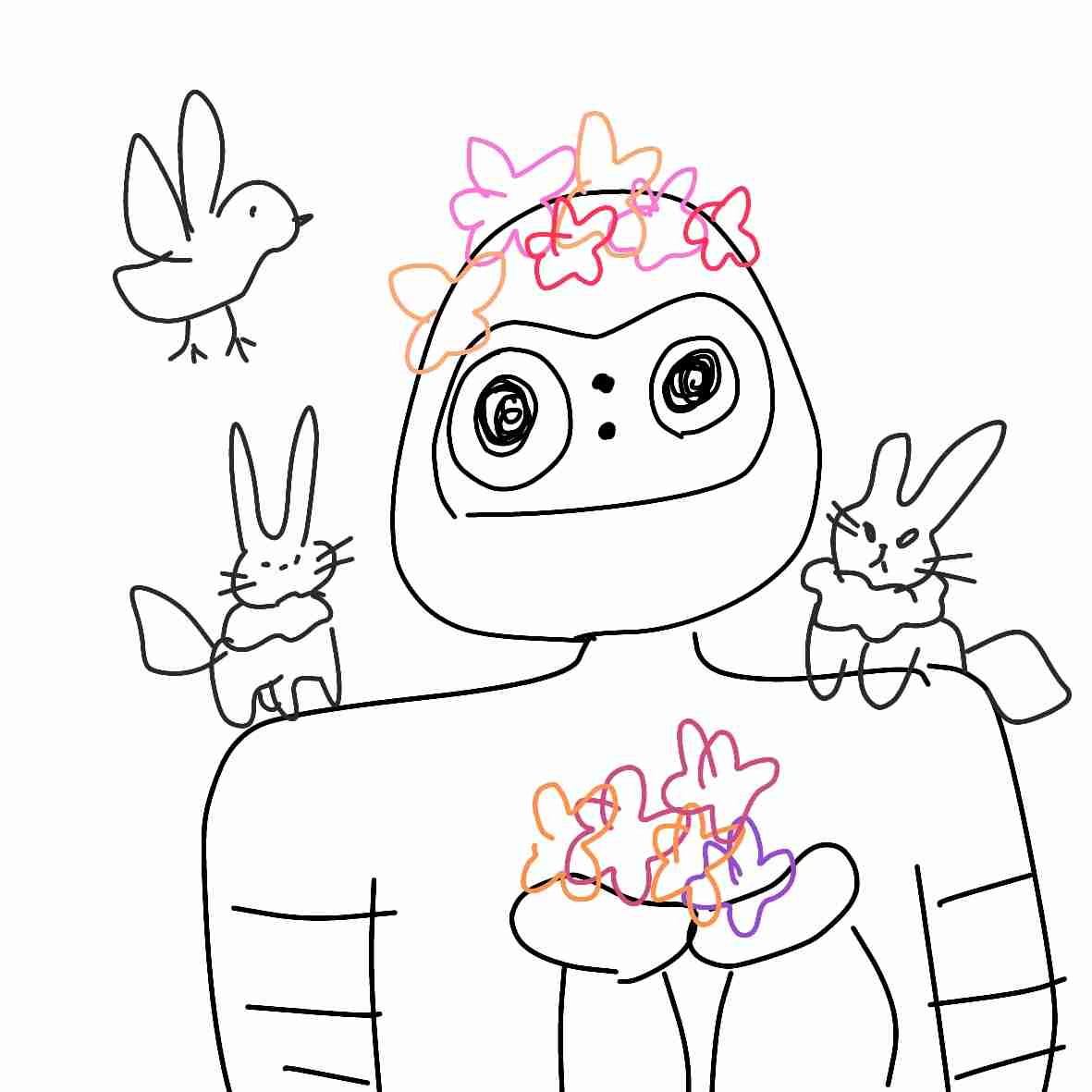 ジブリのキャラクターを記憶だけで描くトピ