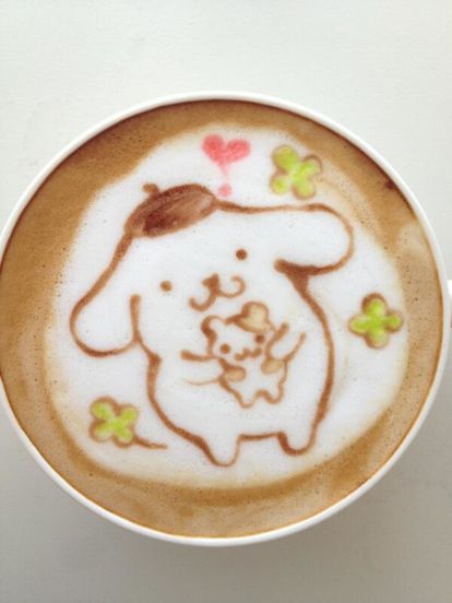 かわいいラテアート集めたい！