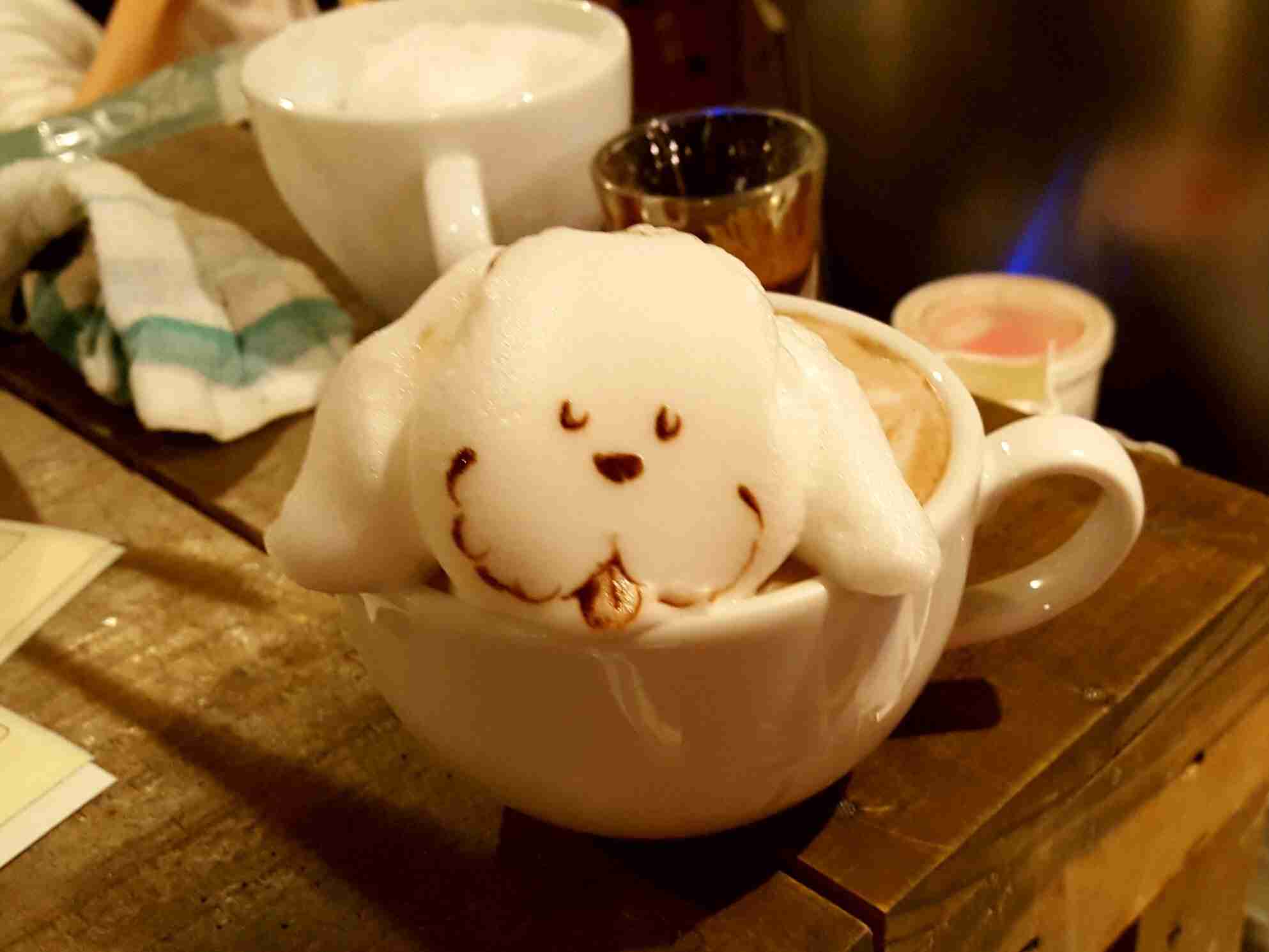 かわいいラテアート集めたい！