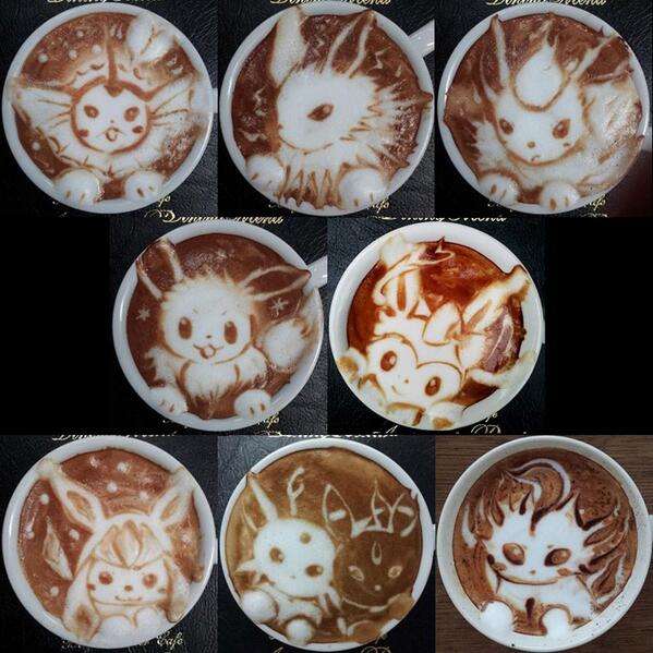 かわいいラテアート集めたい！