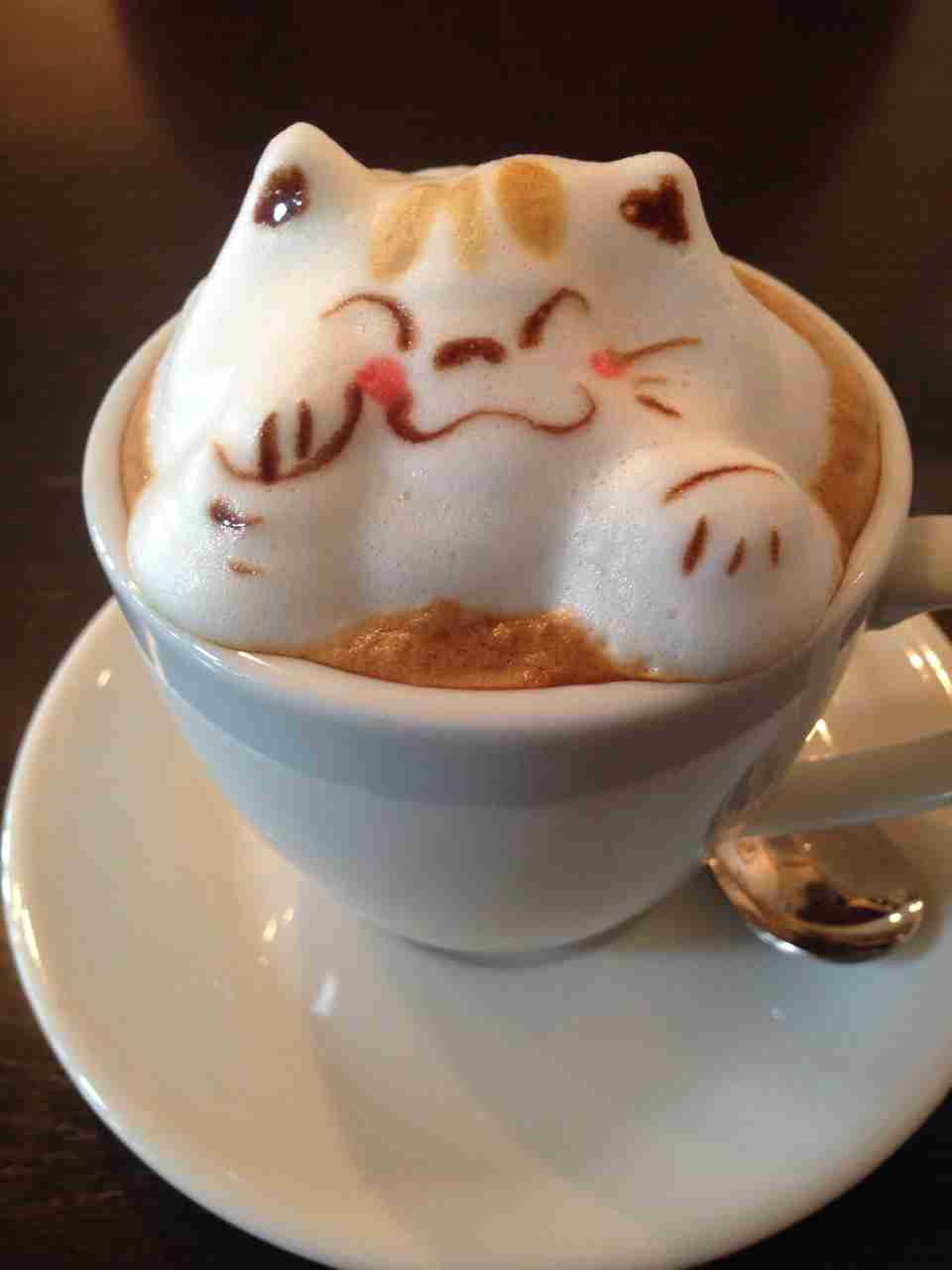 かわいいラテアート集めたい！