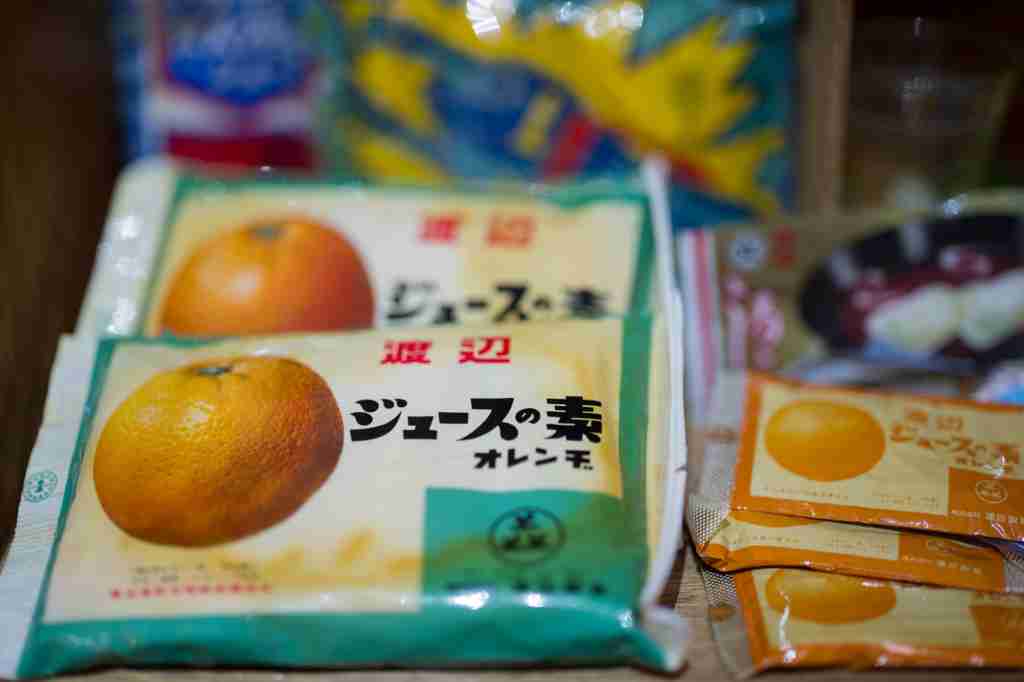 懐かしい食べ物、飲み物。