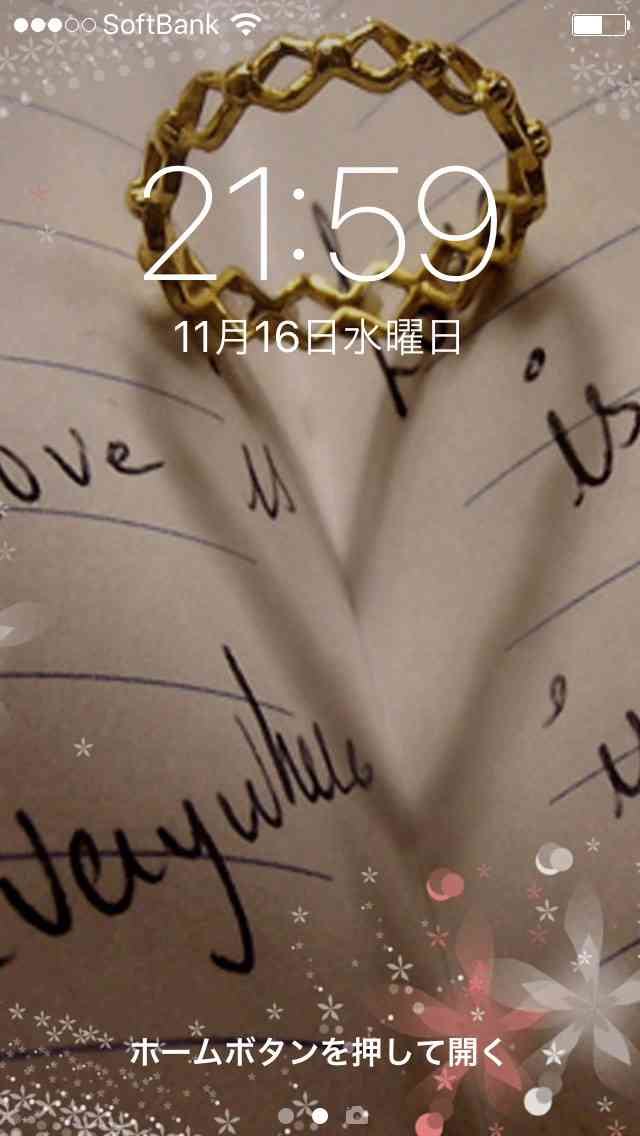 ロック画面＆ホーム画面