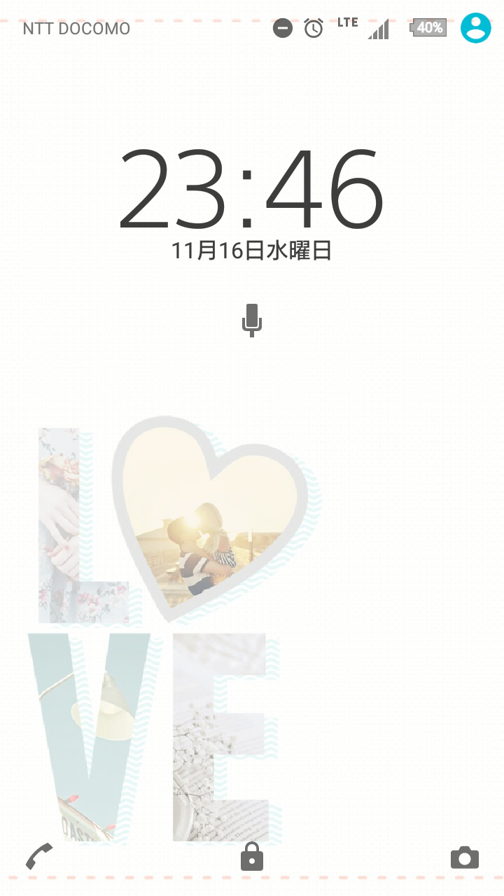ロック画面＆ホーム画面