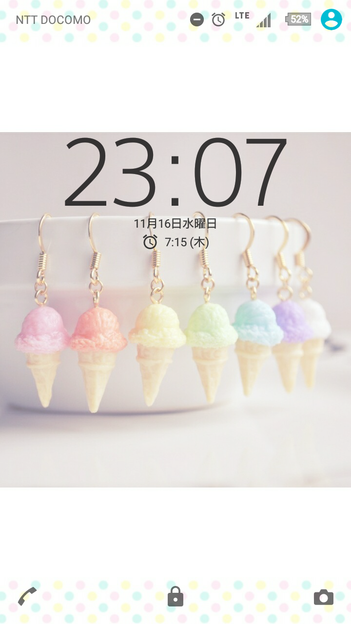 ロック画面＆ホーム画面