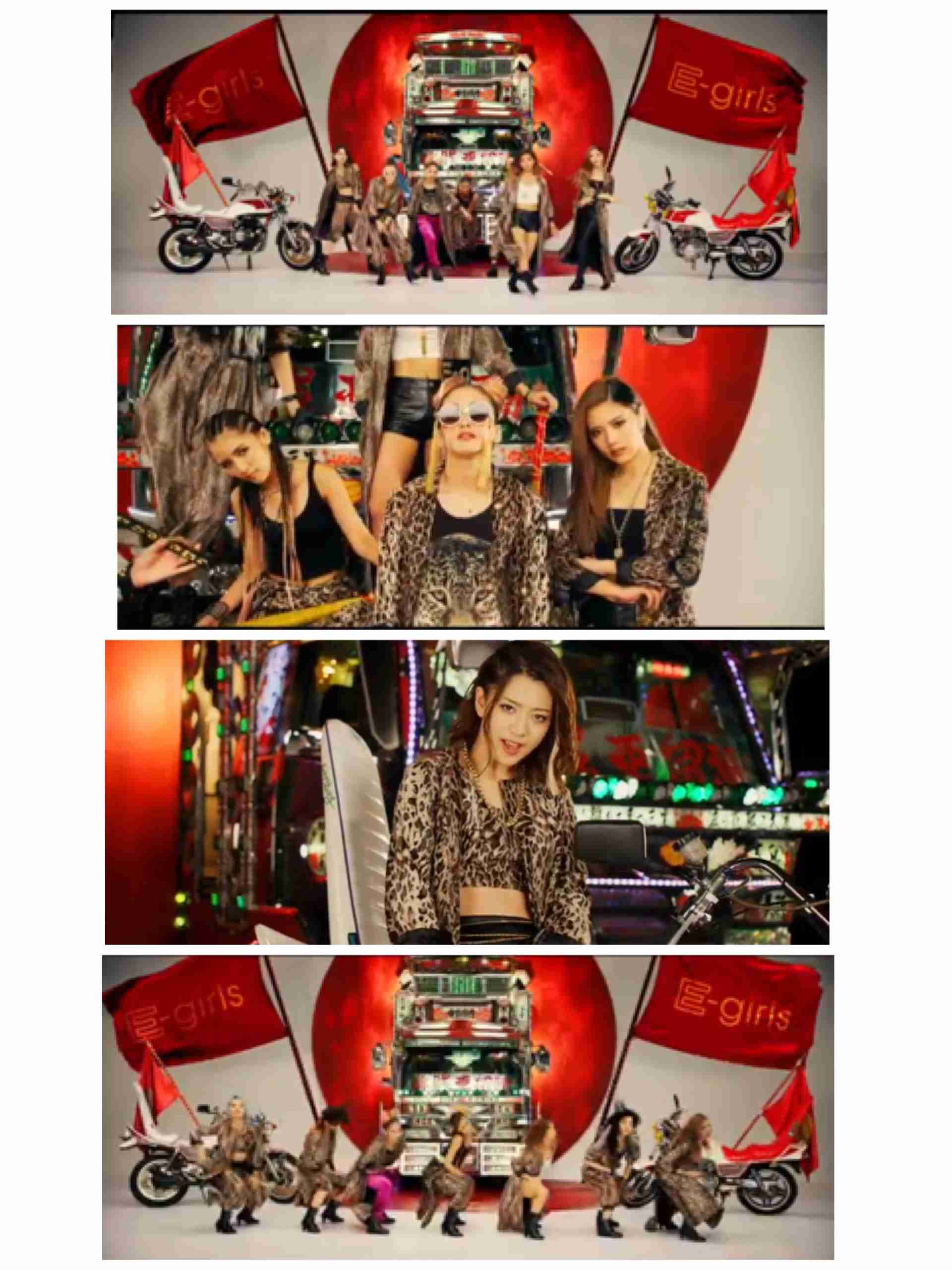 E-girlsが着物風衣装で踊る　日本の伝統と融合