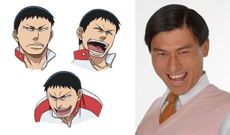 アニメキャラを男性有名人に当てはめてみるトピ