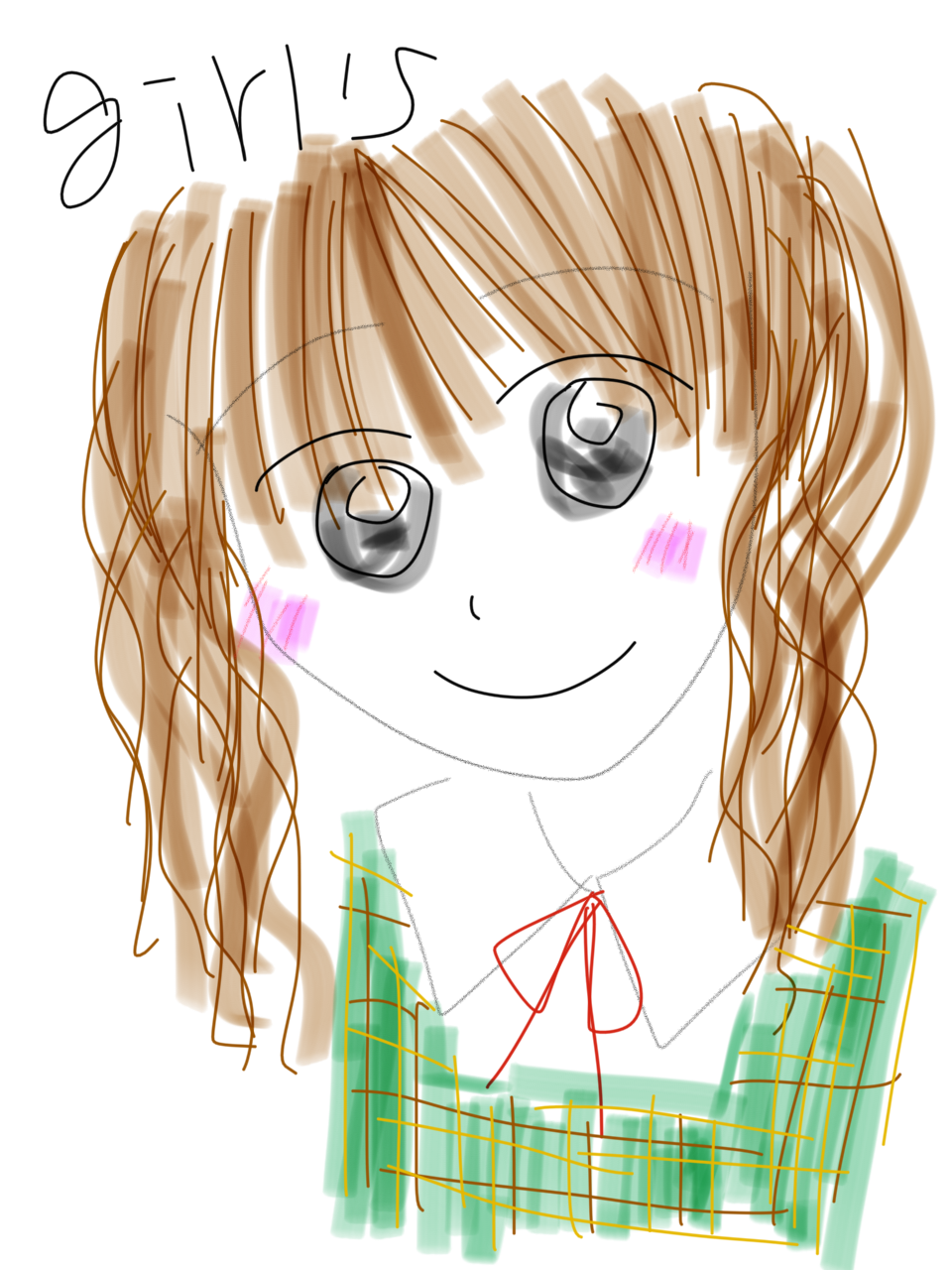 女の子の絵を描くトピ Part5