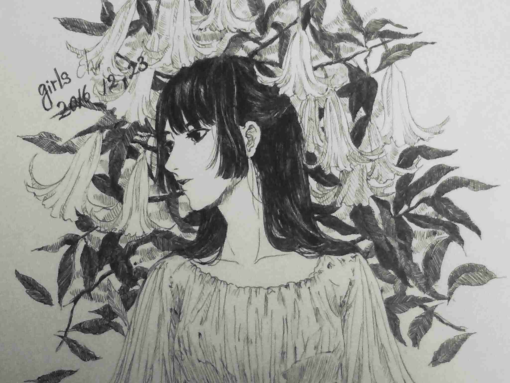 女の子の絵を描くトピ Part5