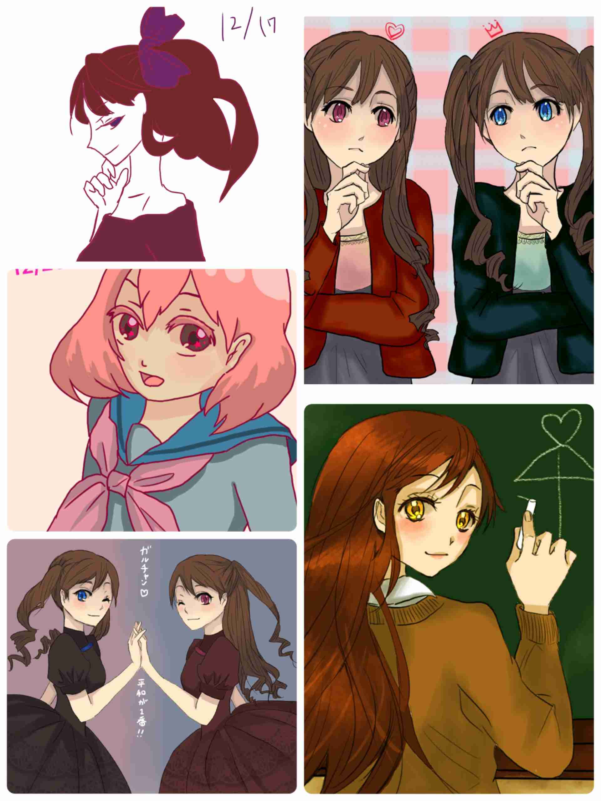 女の子の絵を描くトピ Part5