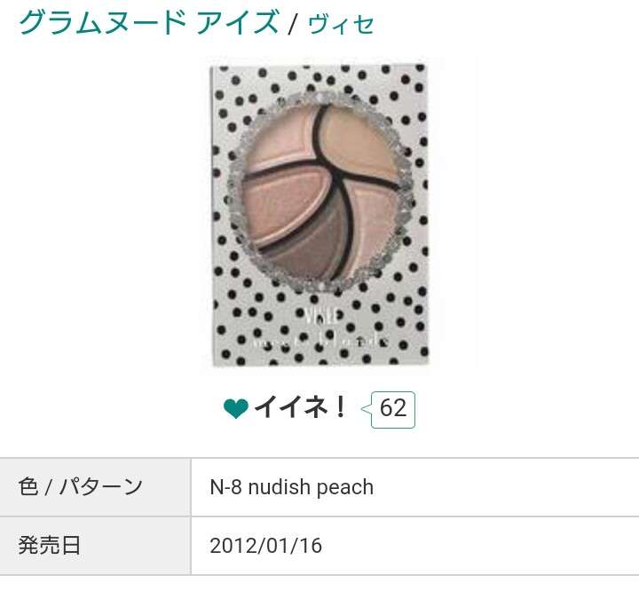今まで使ってきたアイシャドウで一番良かったもの！