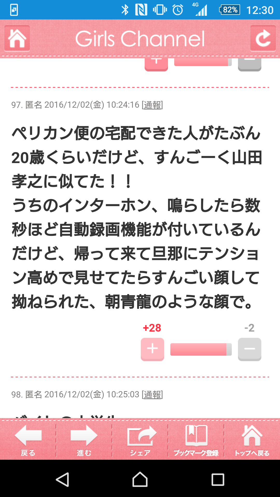 じわじわ来るガルちゃんの投稿