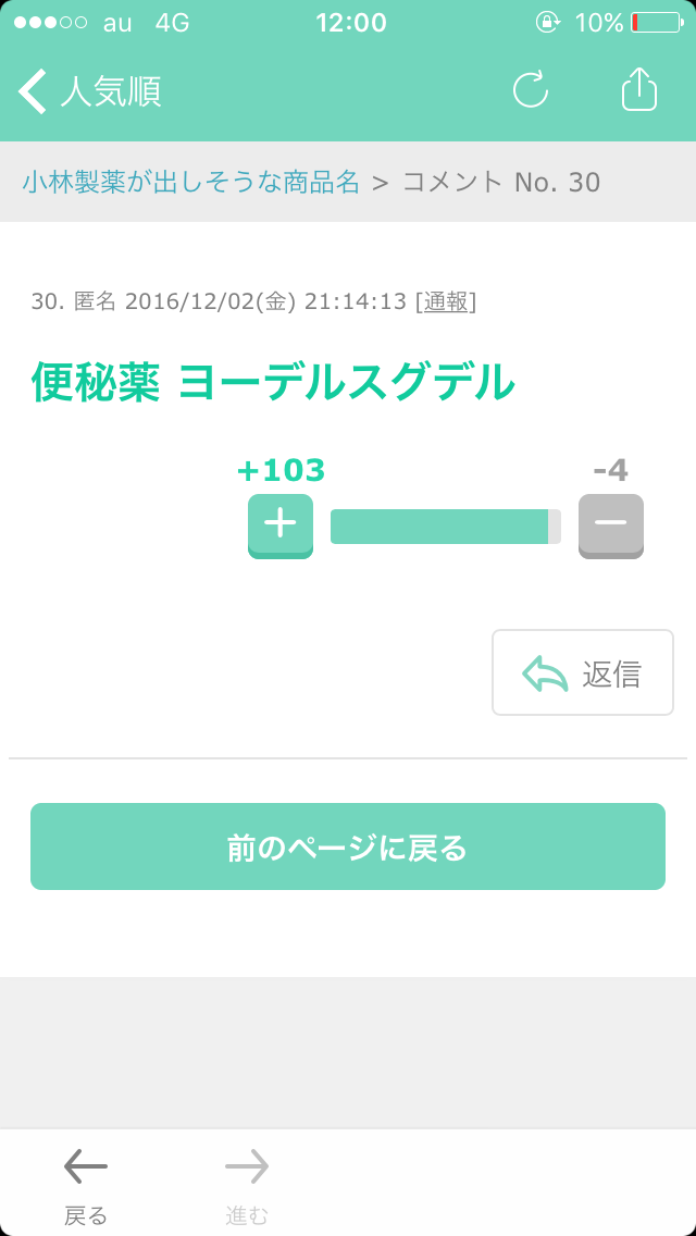 じわじわ来るガルちゃんの投稿