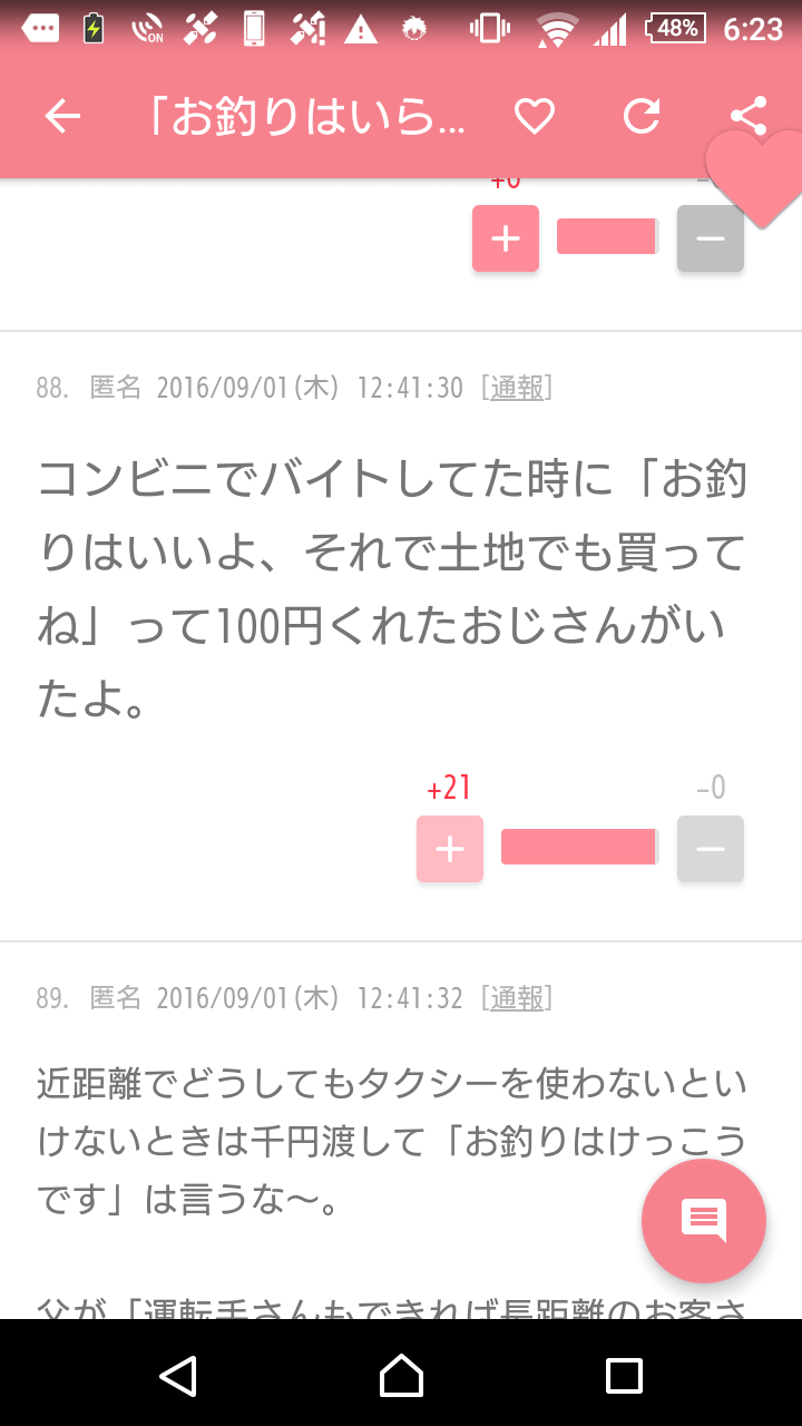 じわじわ来るガルちゃんの投稿