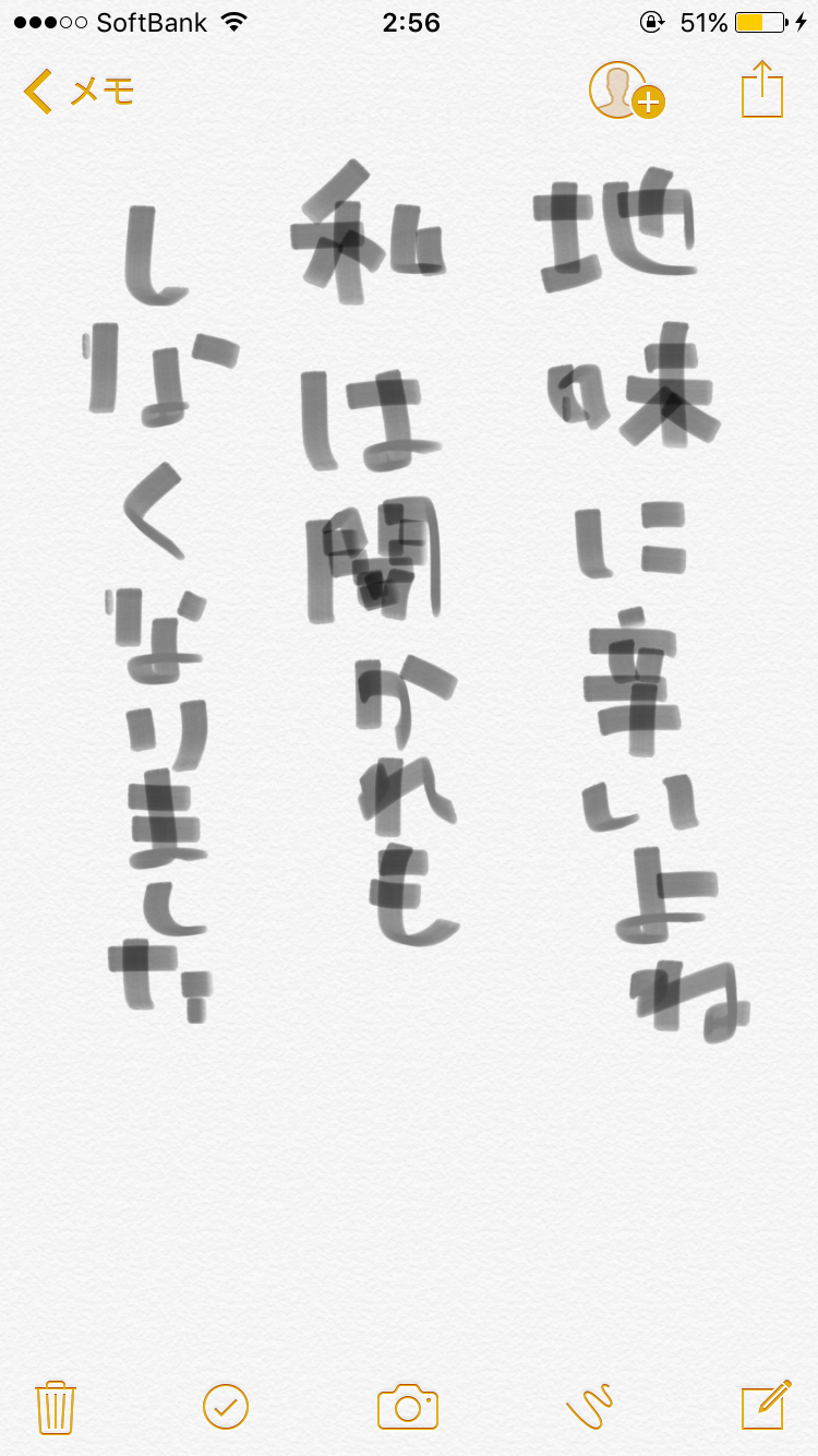 筆談で土曜の夜を静かに楽しく過ごすトピ