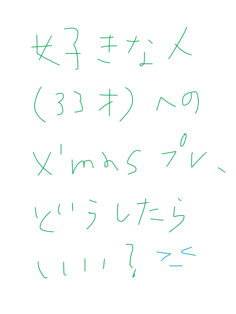 筆談で土曜の夜を静かに楽しく過ごすトピ