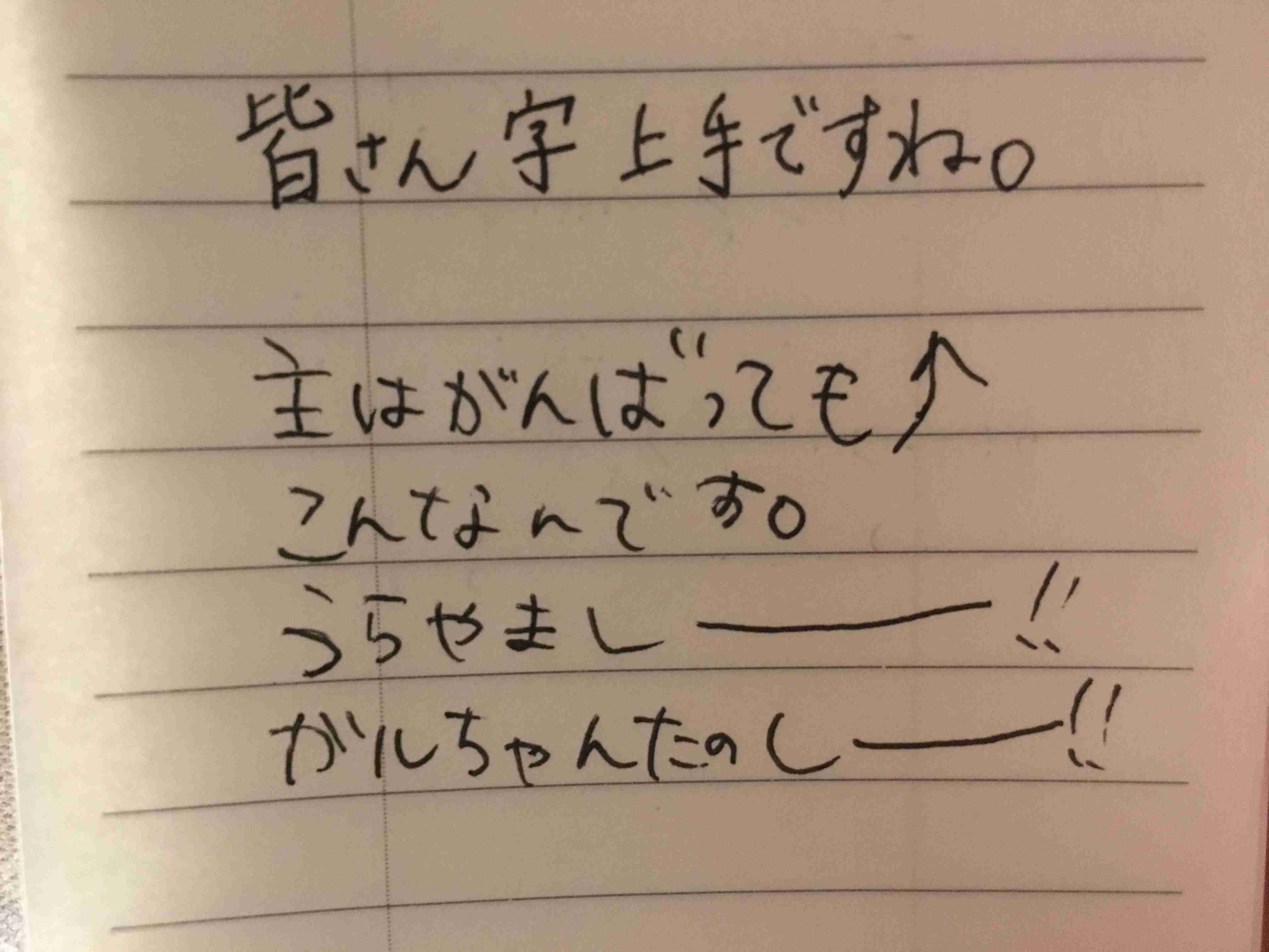 筆談で土曜の夜を静かに楽しく過ごすトピ