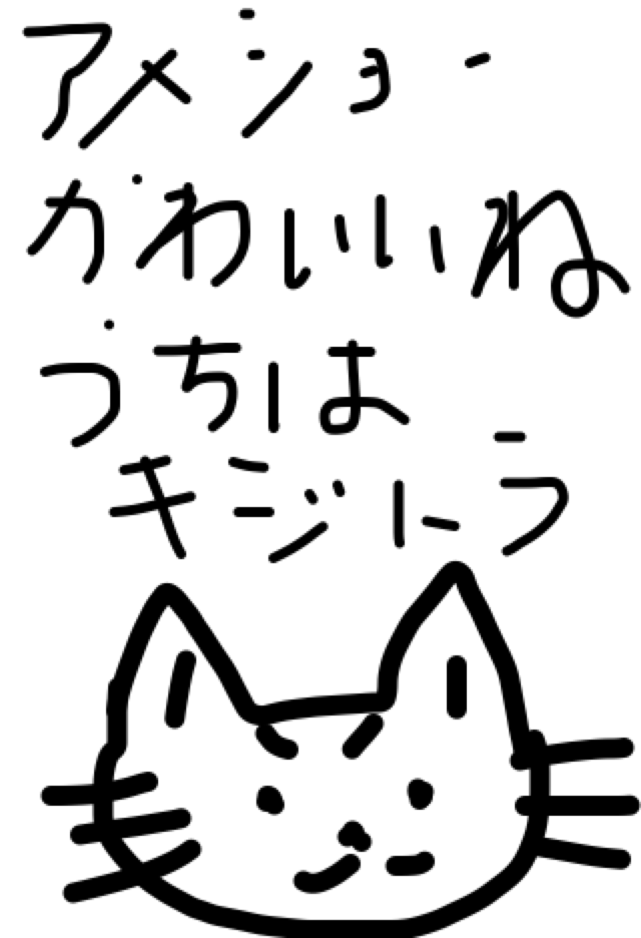 筆談で土曜の夜を静かに楽しく過ごすトピ